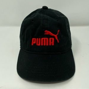 Puma Youth Black Fitted Baseball Cap Hat